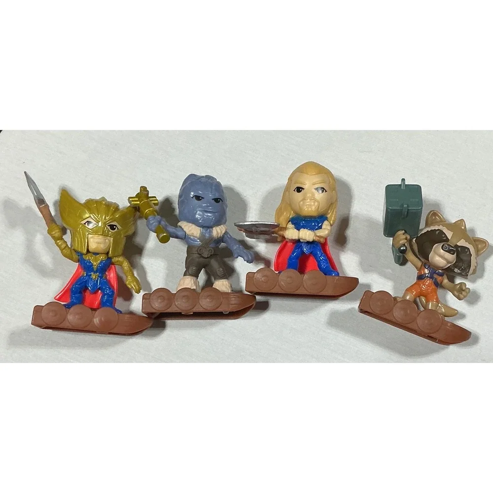McDonalds Marvel Avengers Guardians Happy Meal Figure Lot of 4